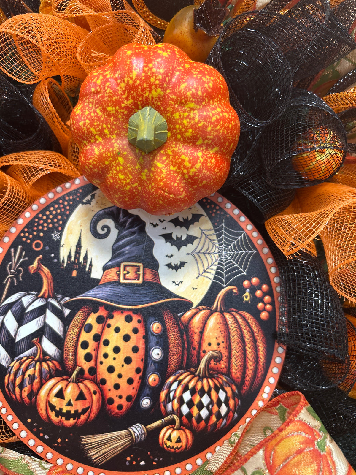 Pumpkin wreath