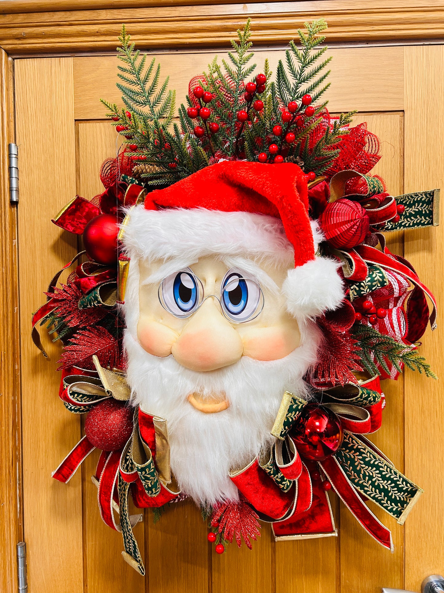 Santa wreath