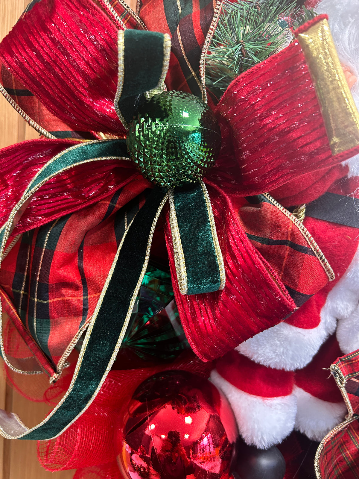 Santa wreath
