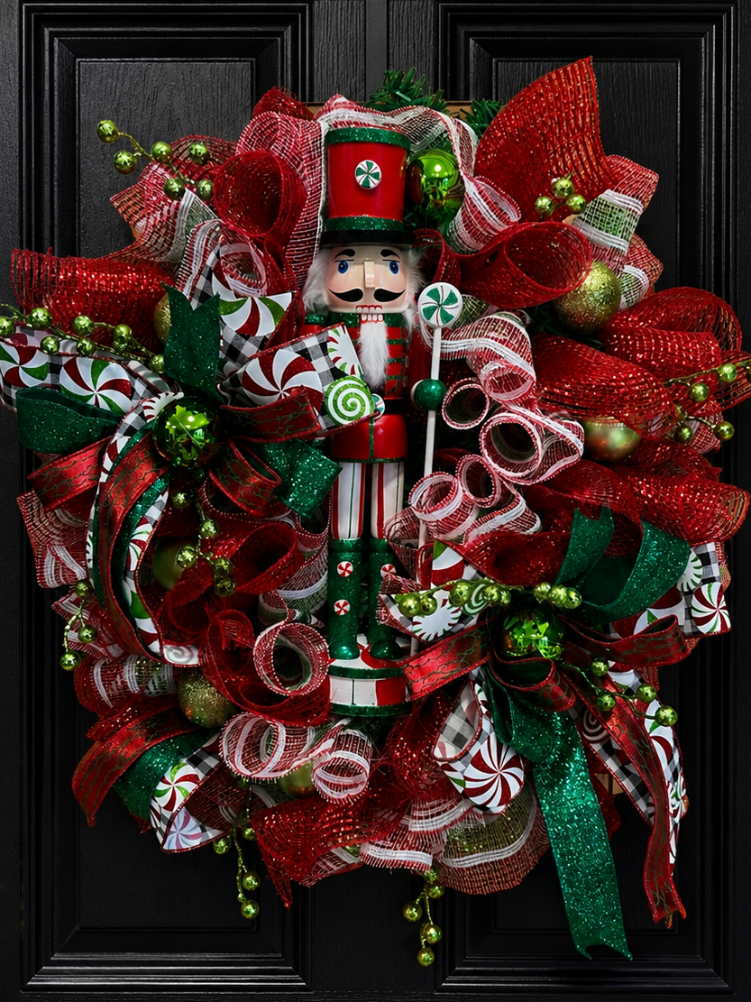 Nutcracker wreath 60cm