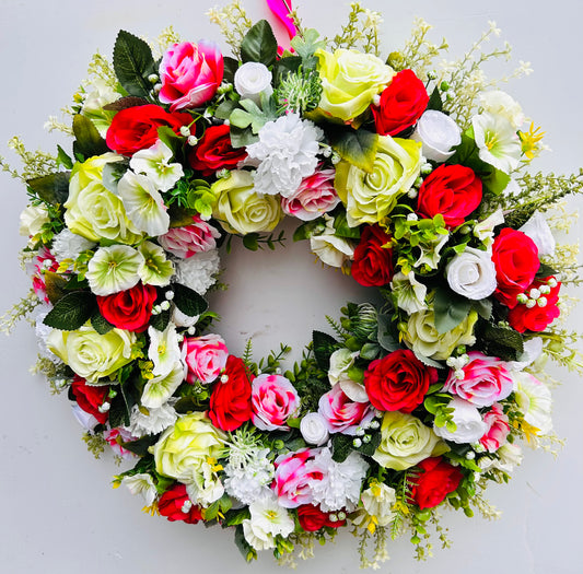 Floral wreath 60cm