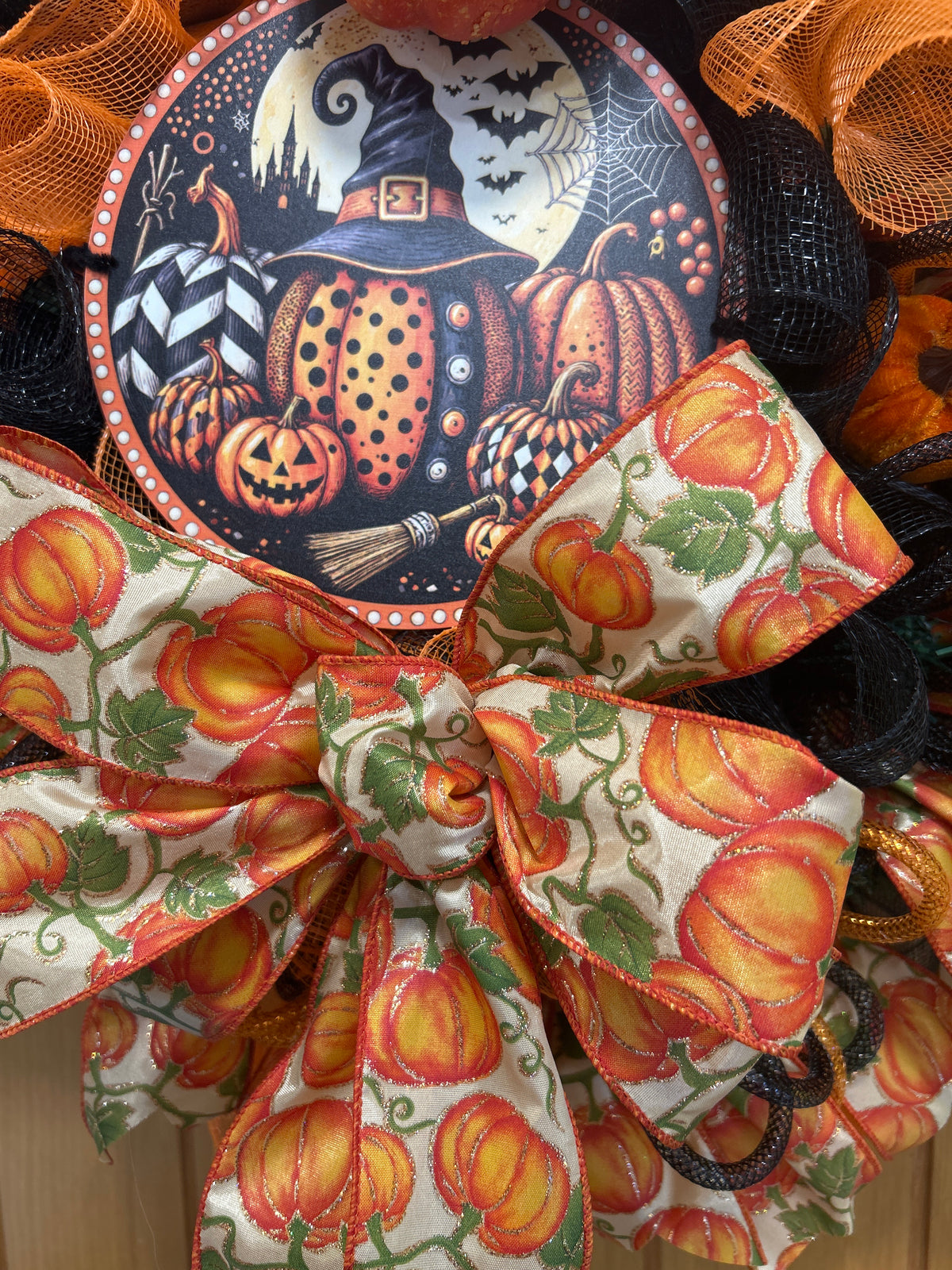 Pumpkin wreath
