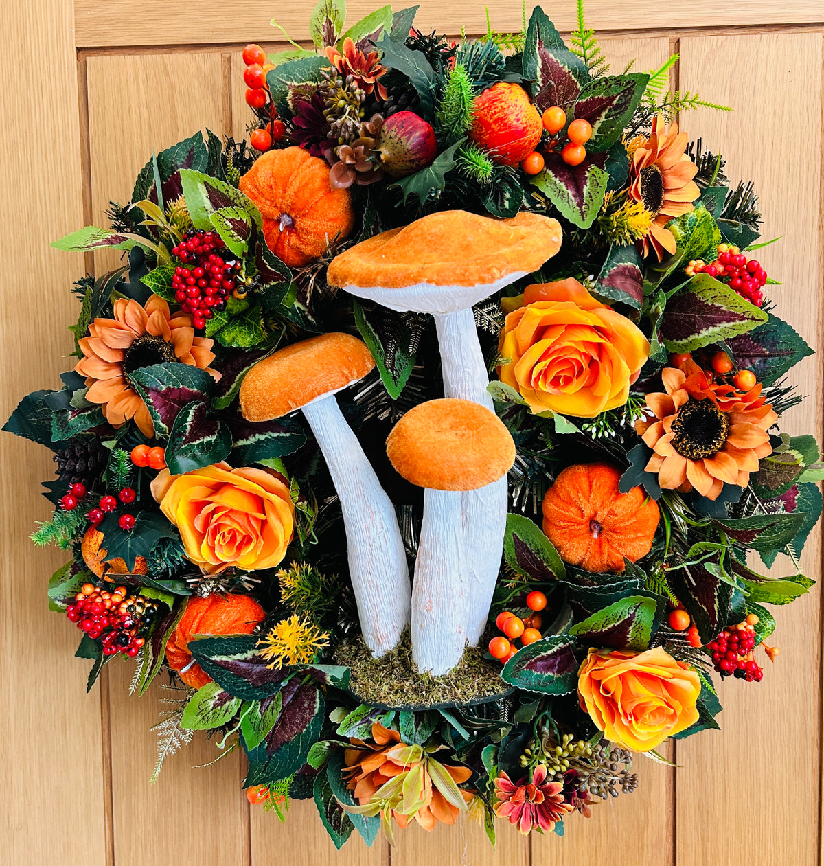 Autumn Toadstool wreath