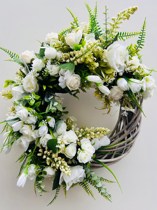 Wedding floral wreath 45cm