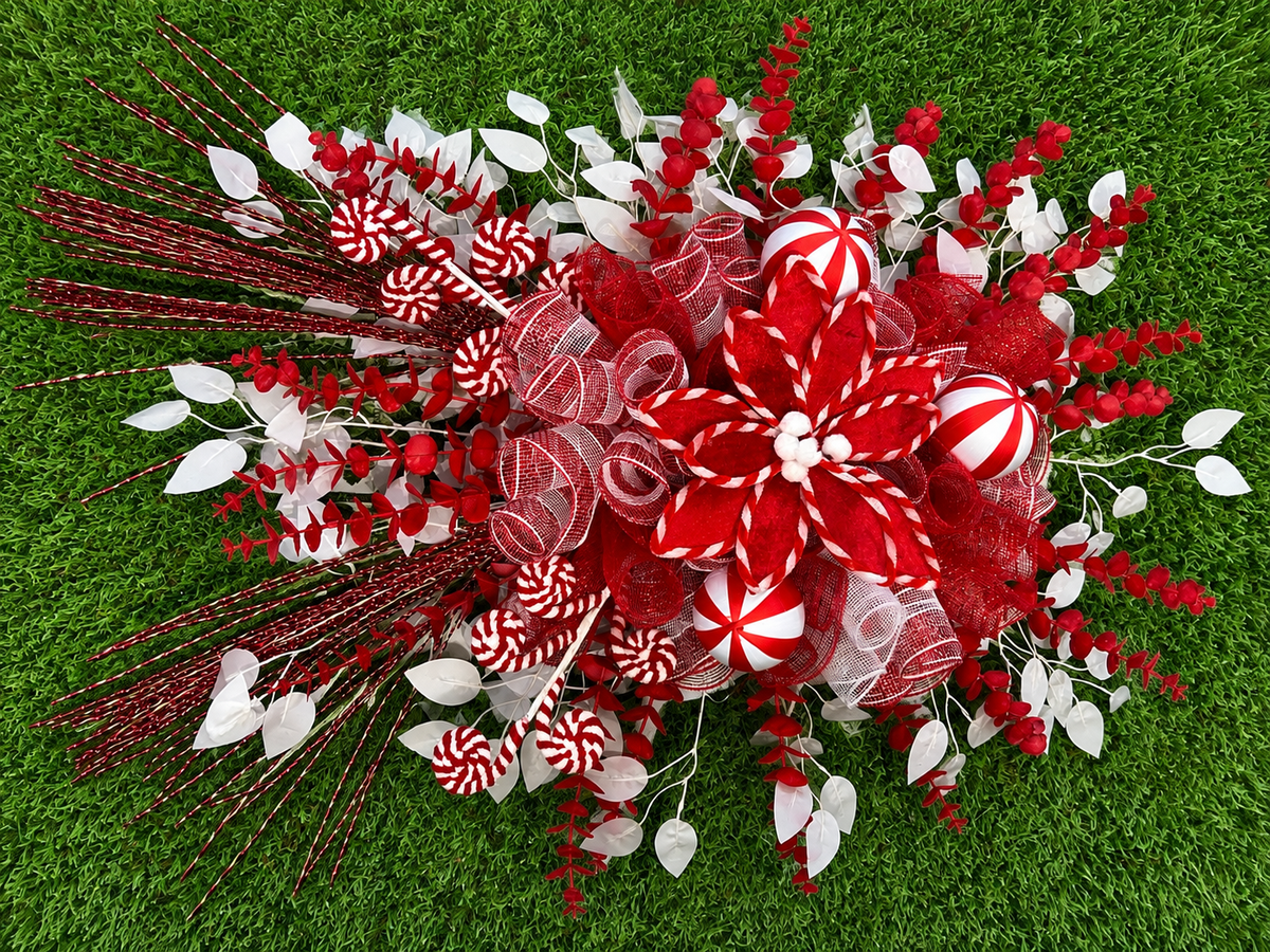 Tree topper candy cane 80cm