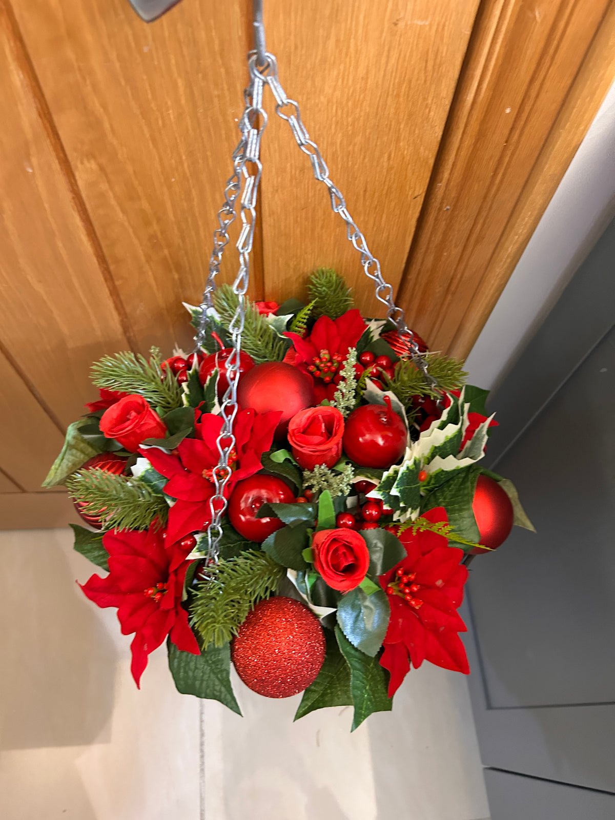 Hanging baskets Christmas