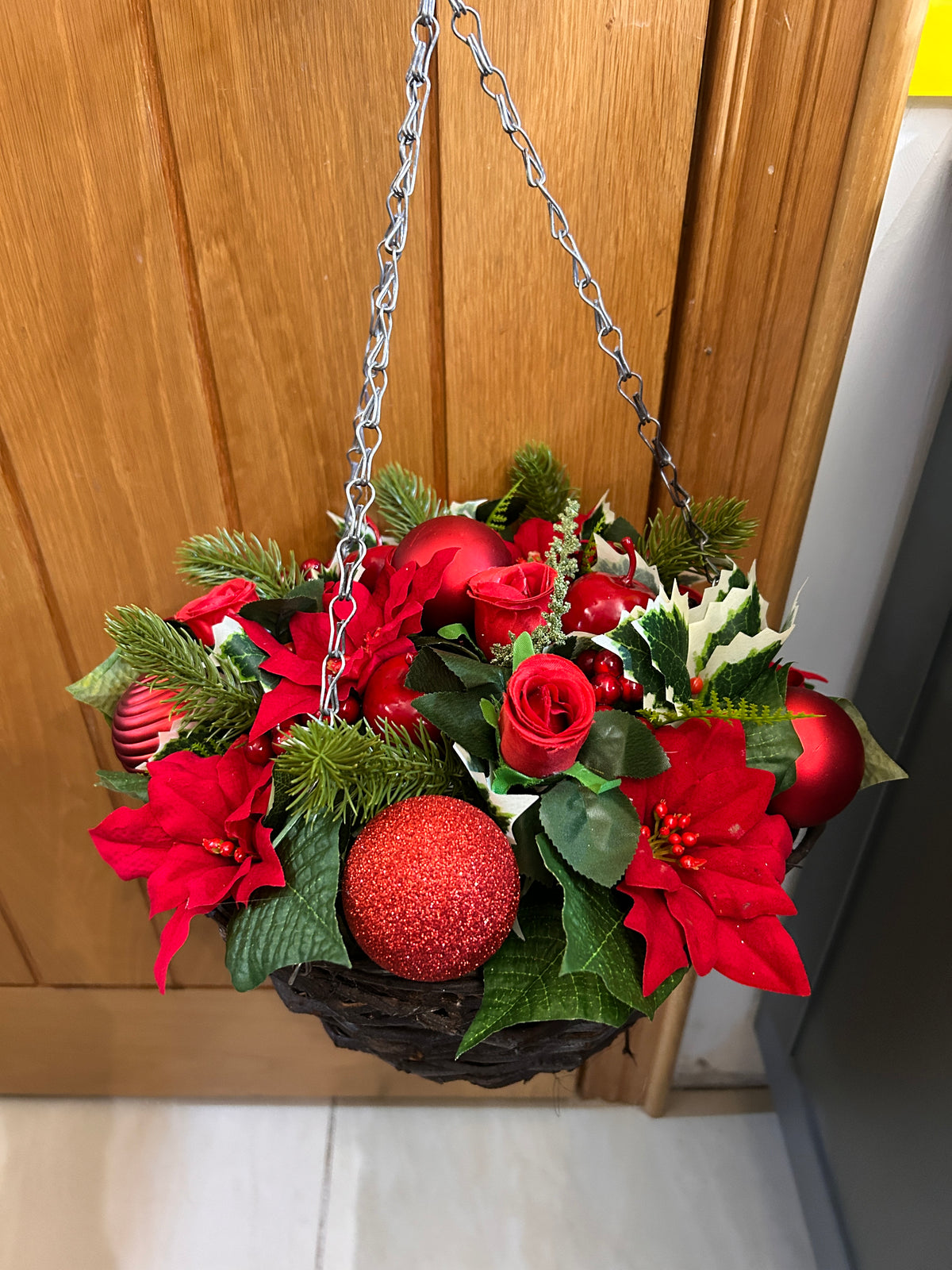 Hanging baskets Christmas