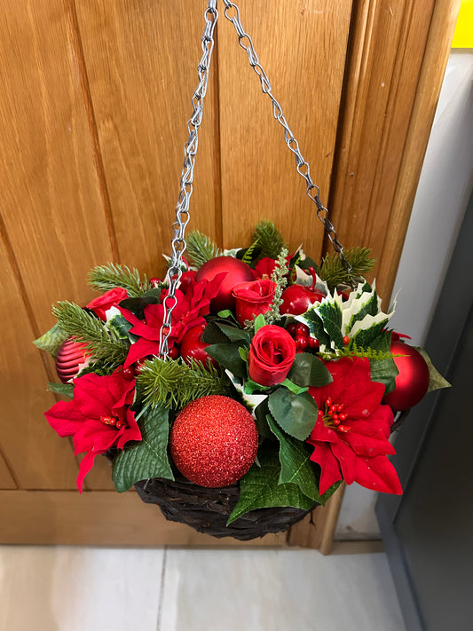 Hanging baskets Christmas