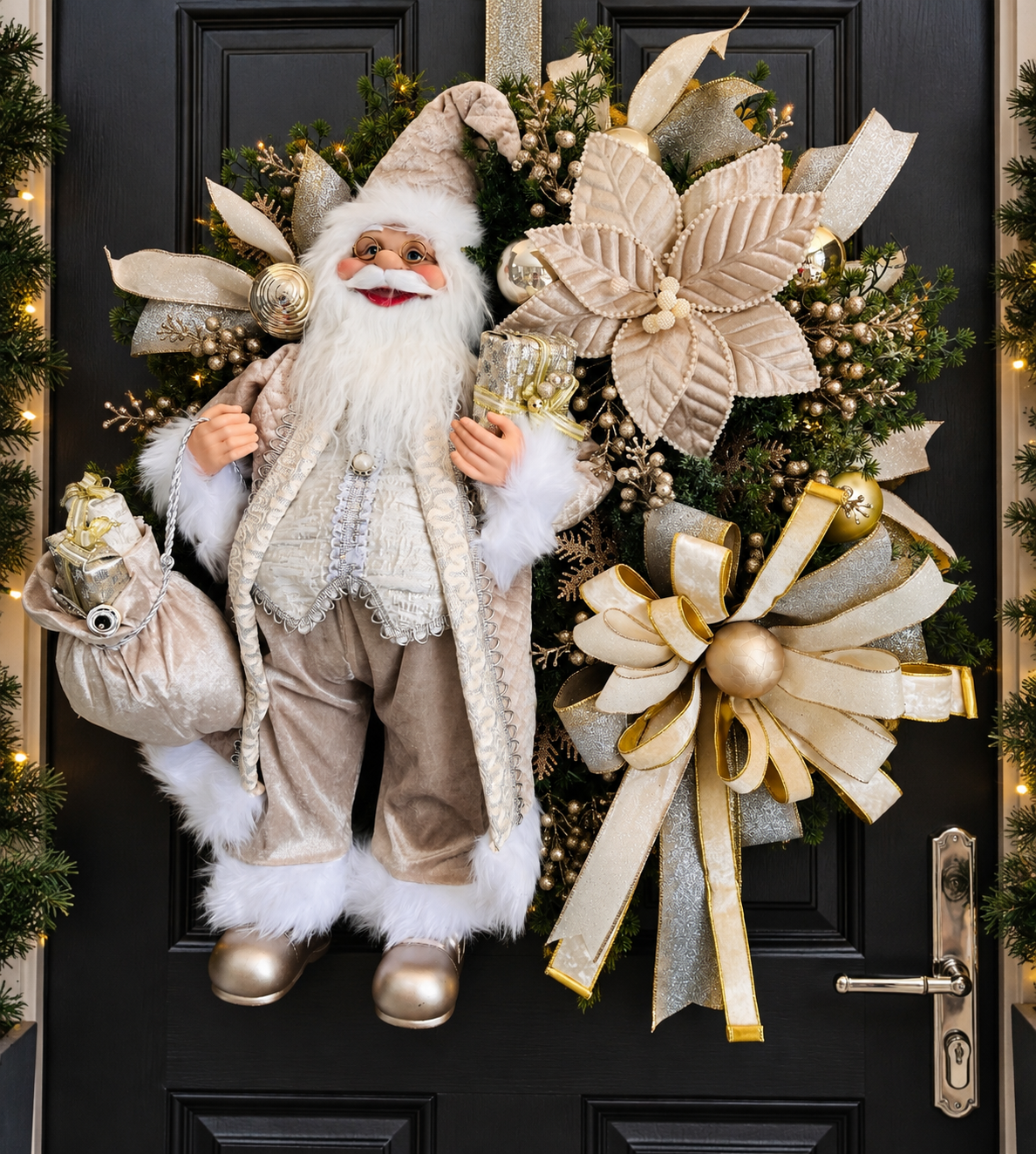 Christmas Santa wreath 70cm