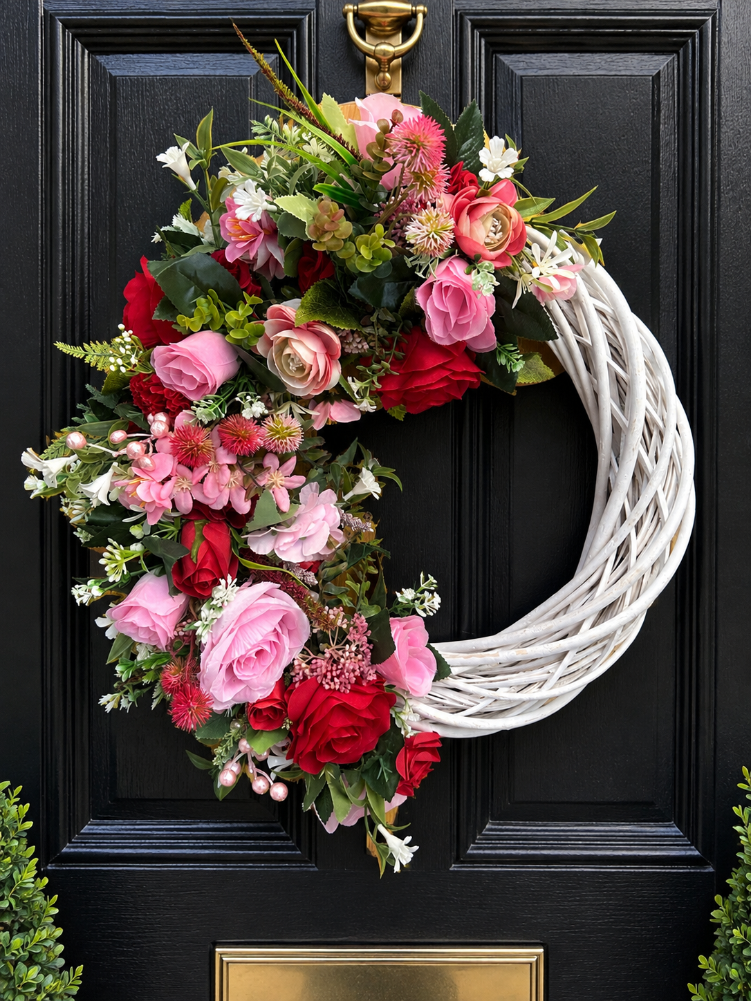 Wicker door wreath 40cm