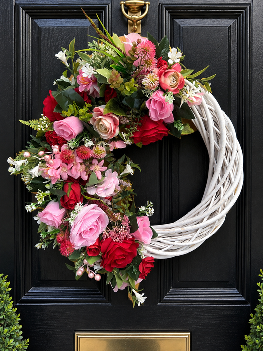 Wicker door wreath 40cm