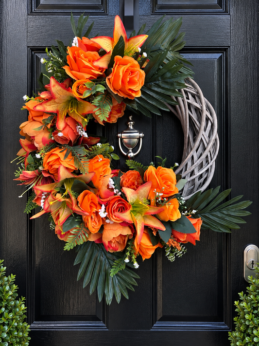 Wicker wreath 45cm