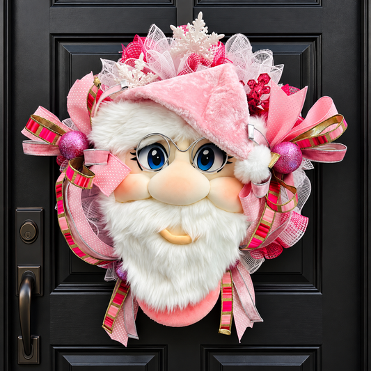 Christmas Santa wreath