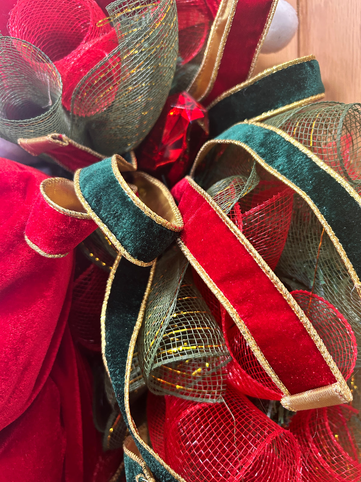 Santa wreath.