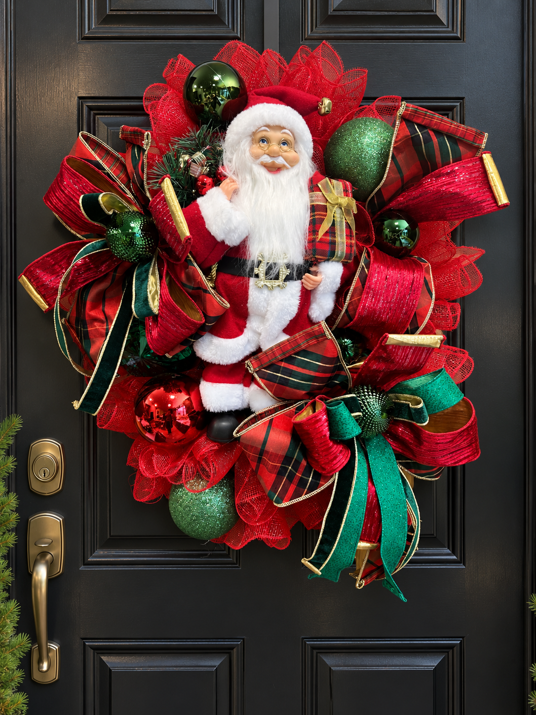 Santa wreath