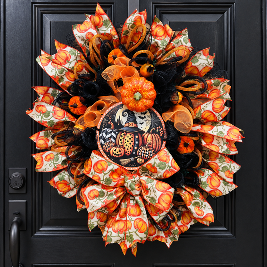 Pumpkin wreath