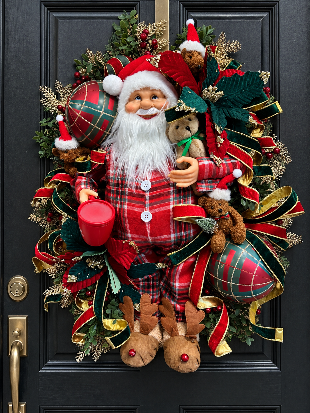 Santa wreath