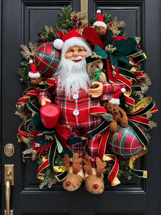 Santa wreath