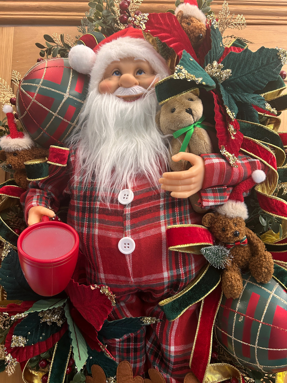 Santa wreath