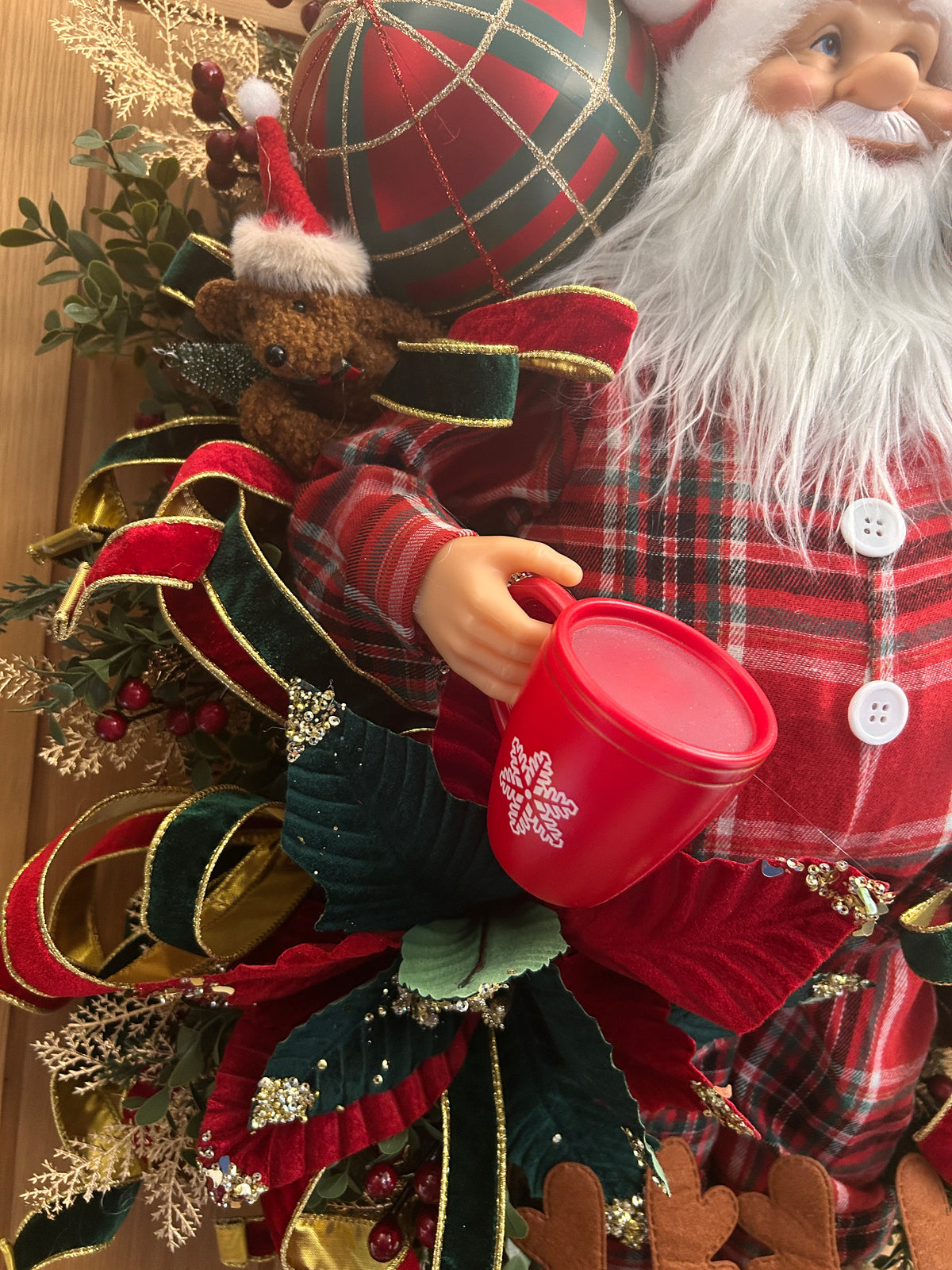 Santa wreath