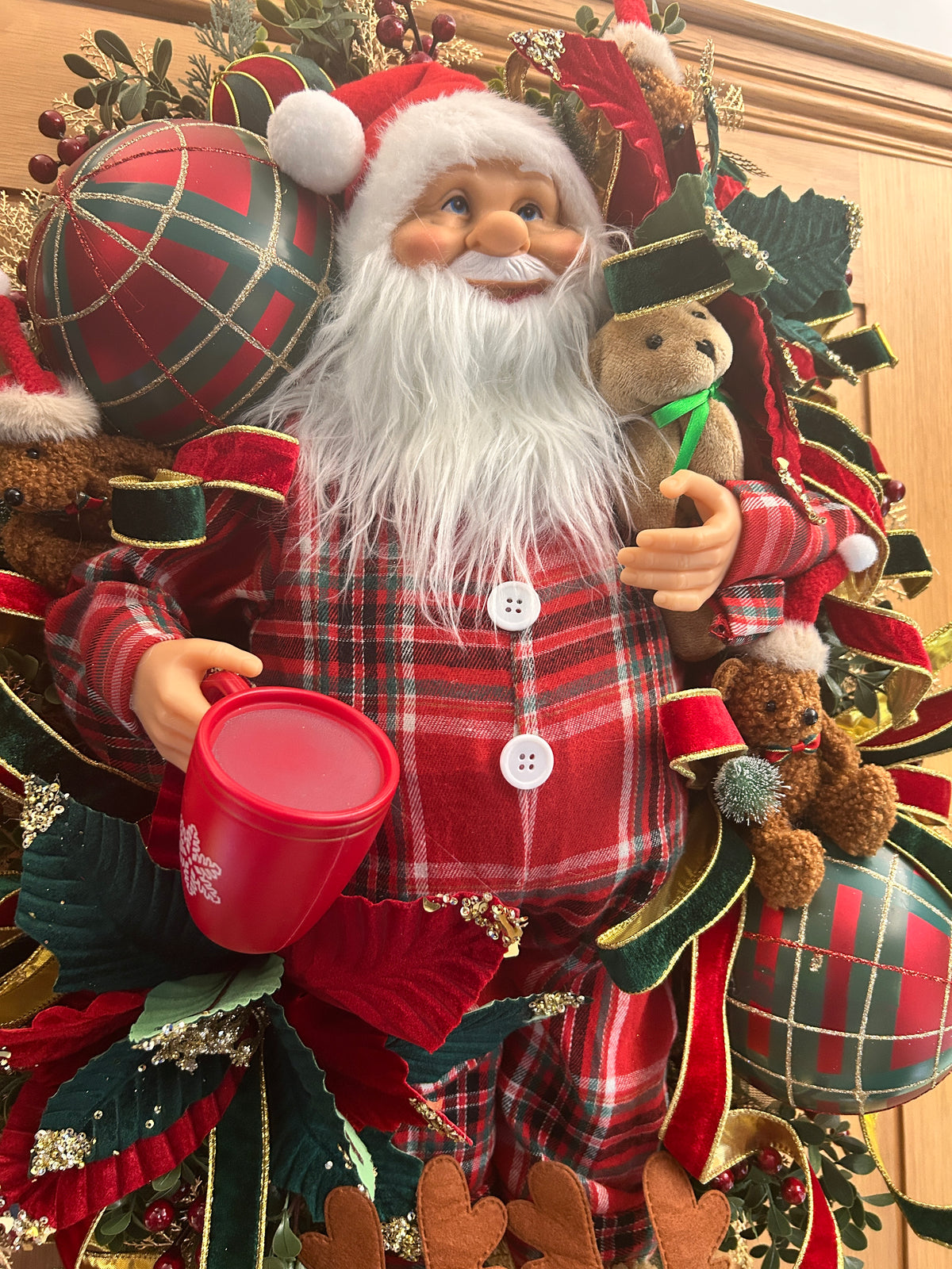 Santa wreath