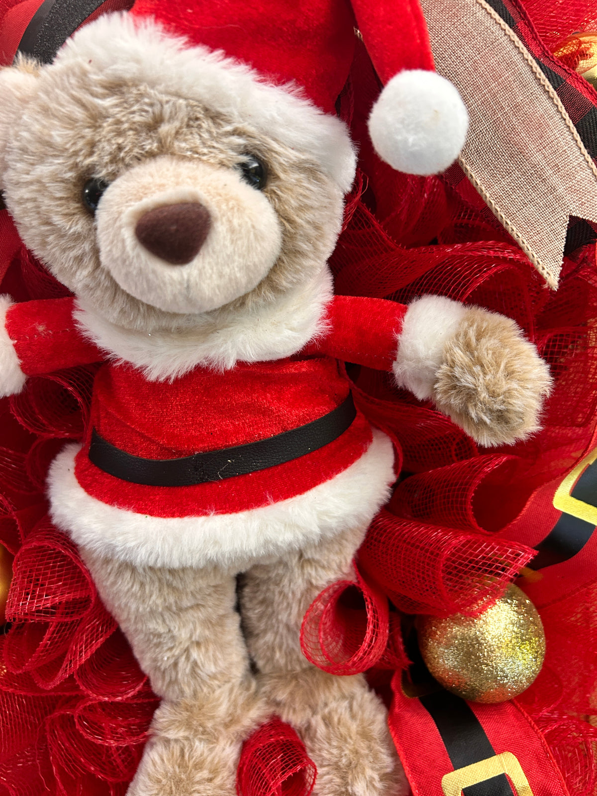 Teddy bear wreath 60cm
