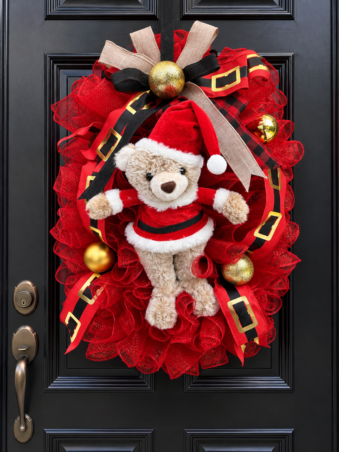 Teddy bear wreath 60cm