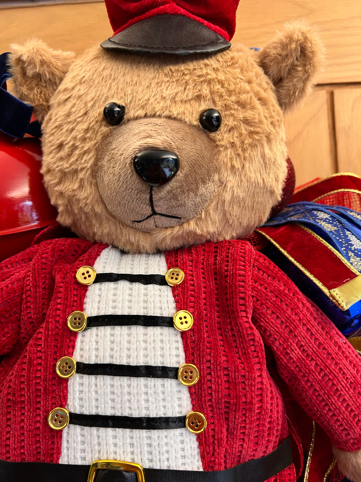 Christmas Teddy bear wreath