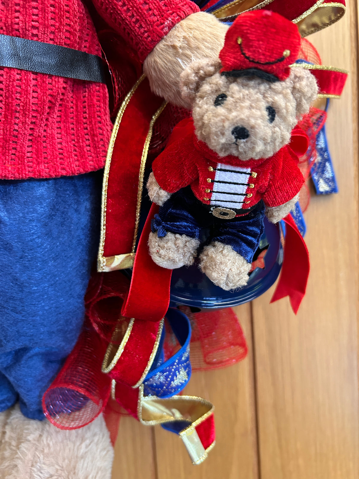 Christmas Teddy bear wreath