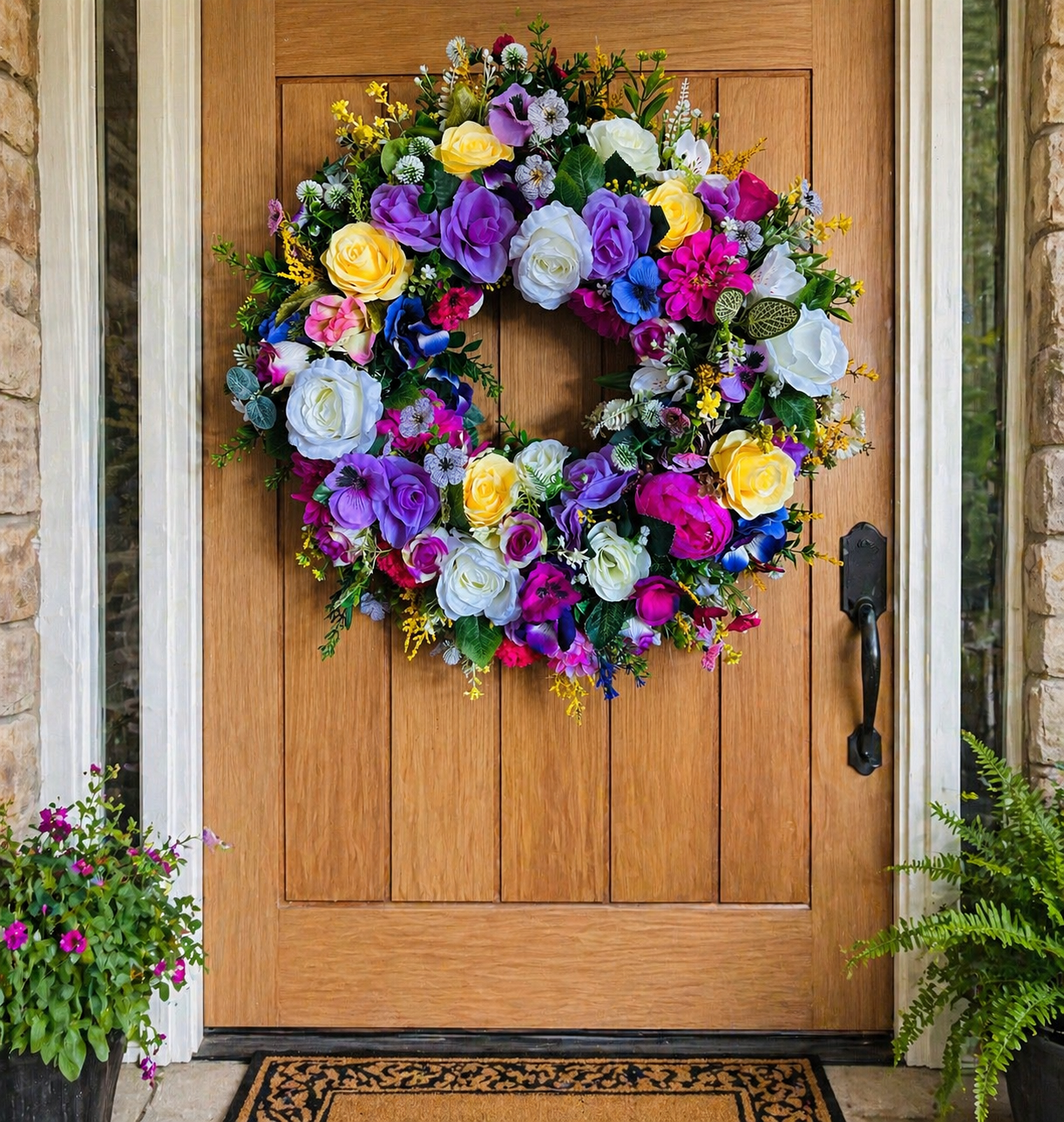Summer wreath 60cm