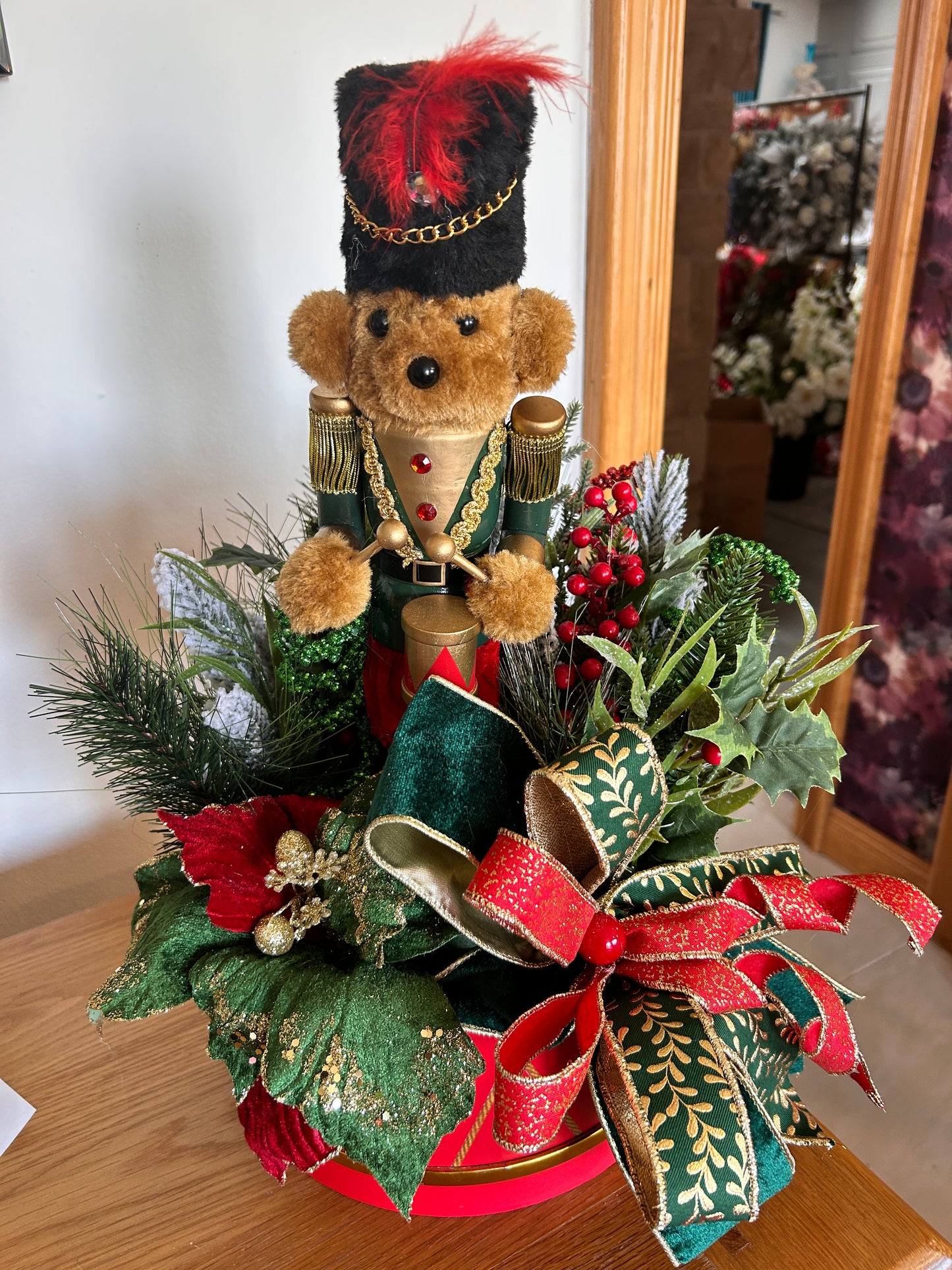 Nutcracker Christmas display