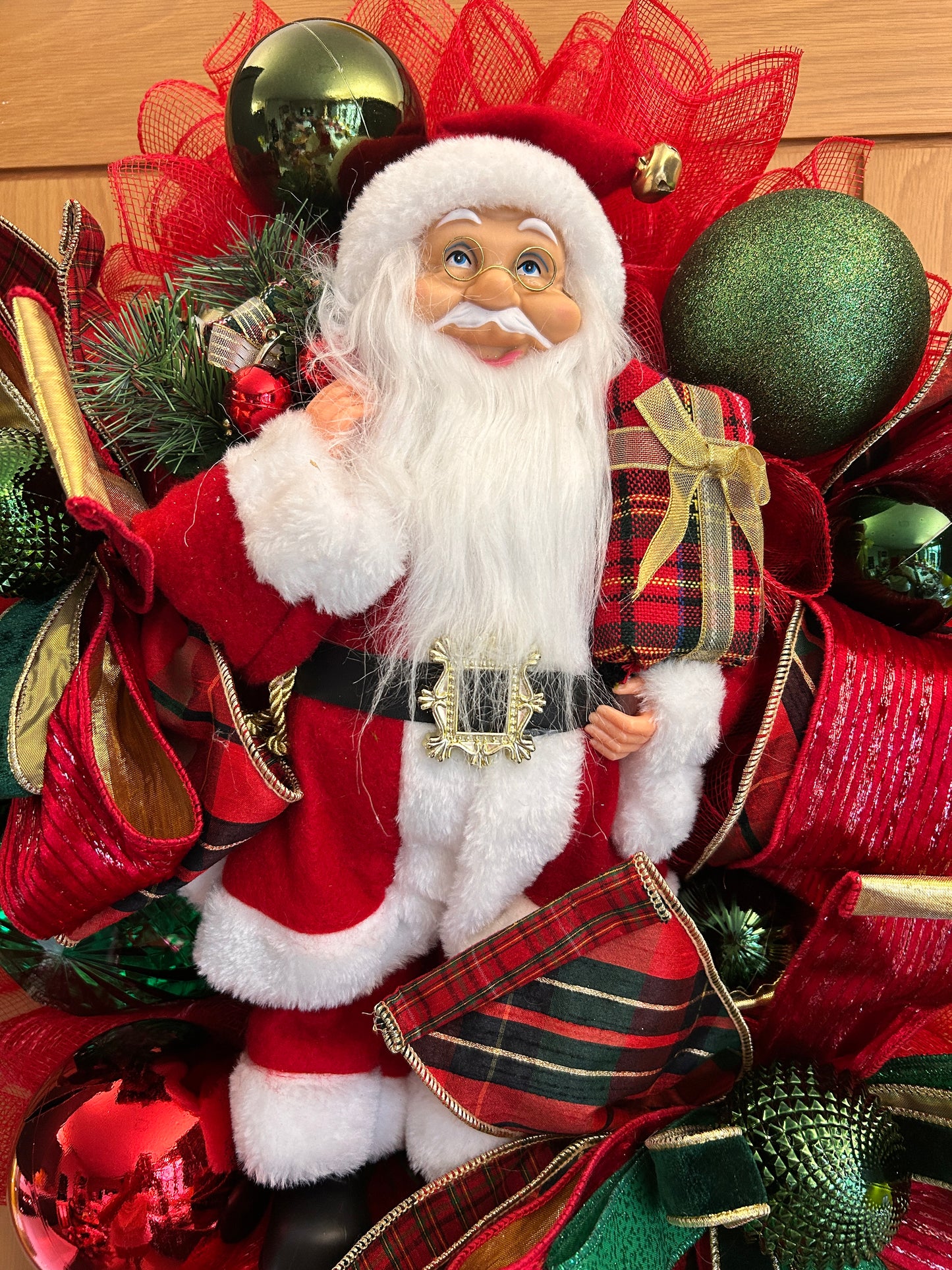 Santa wreath