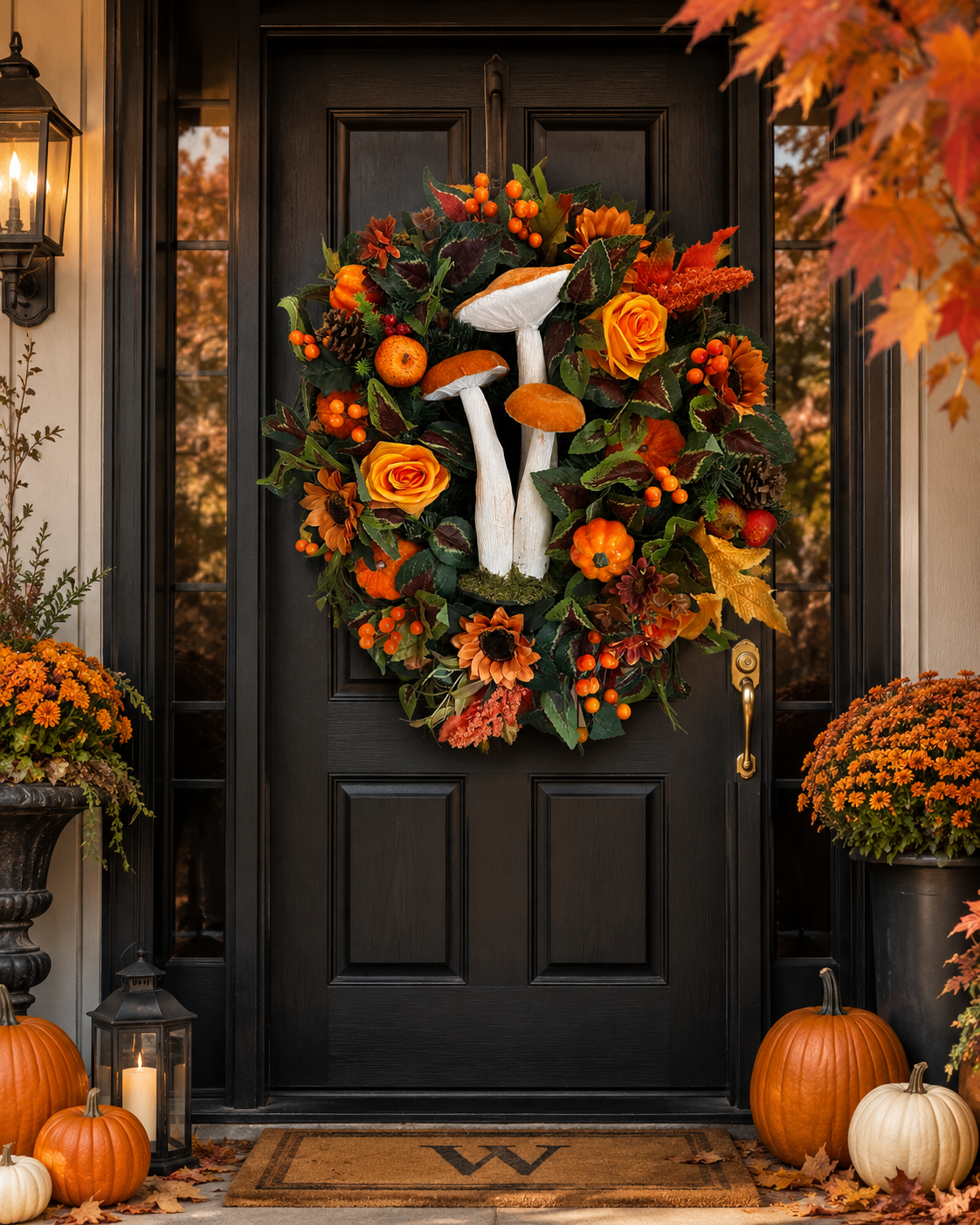 Autumn Toadstool wreath