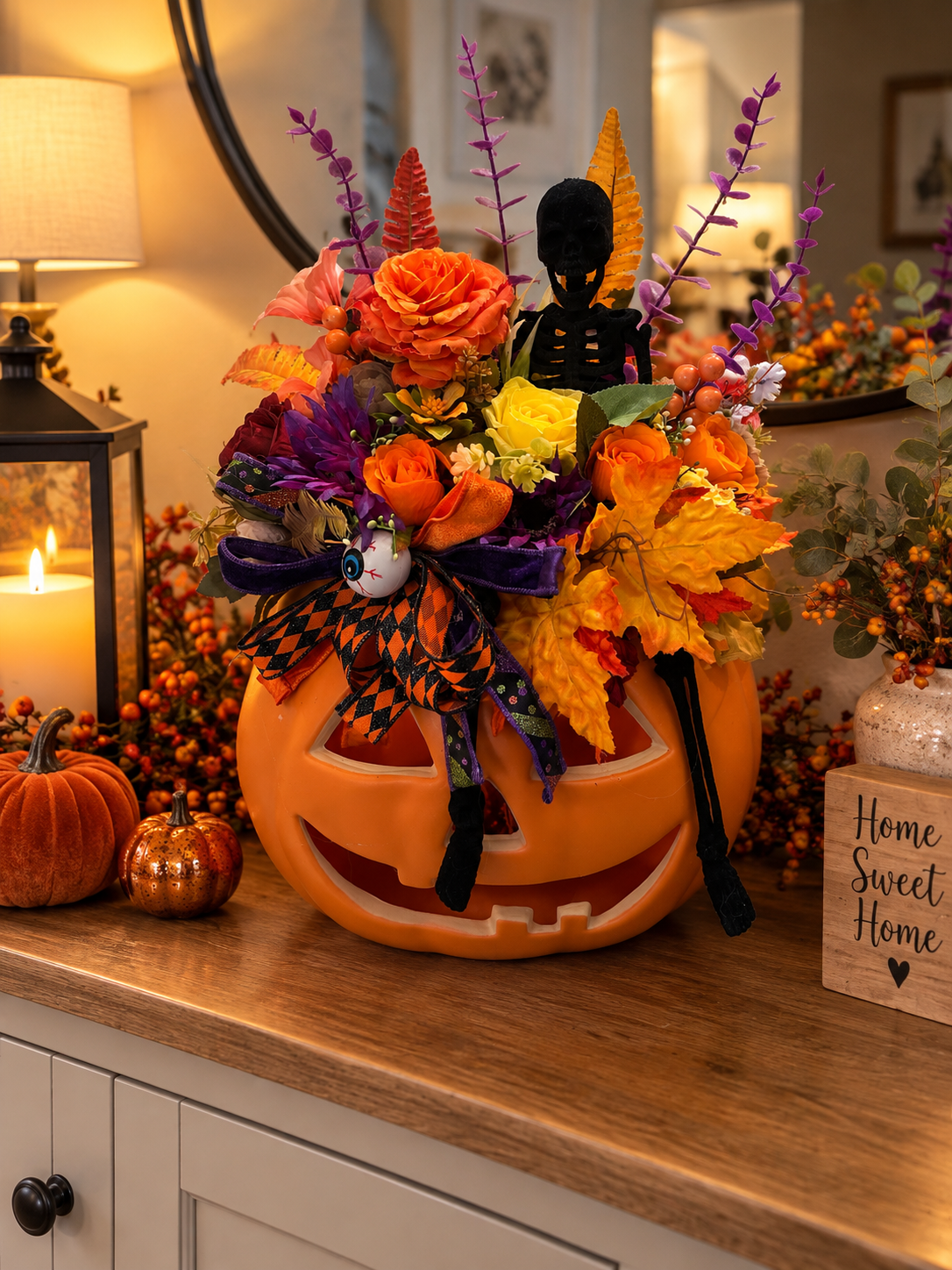 Pumpkin lantern 35cm