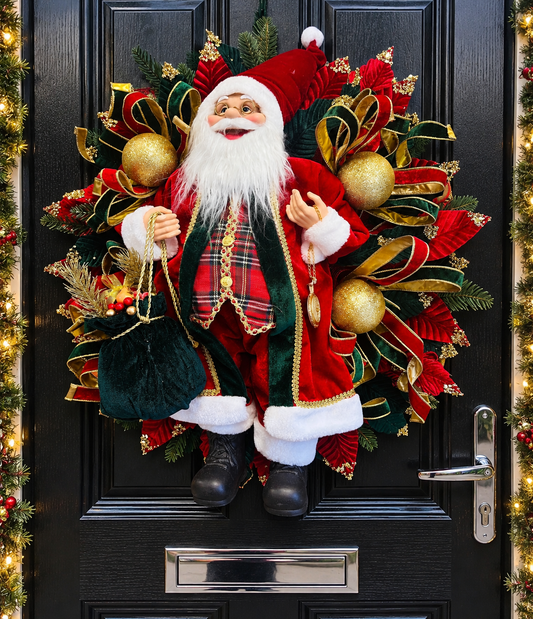 Santa wreath