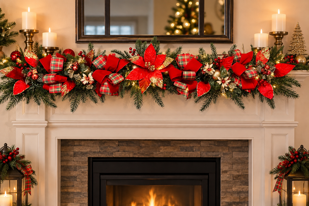 Christmas tradition garland 1.4m