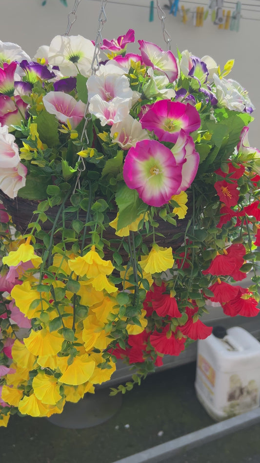 Hanging baskets 12”